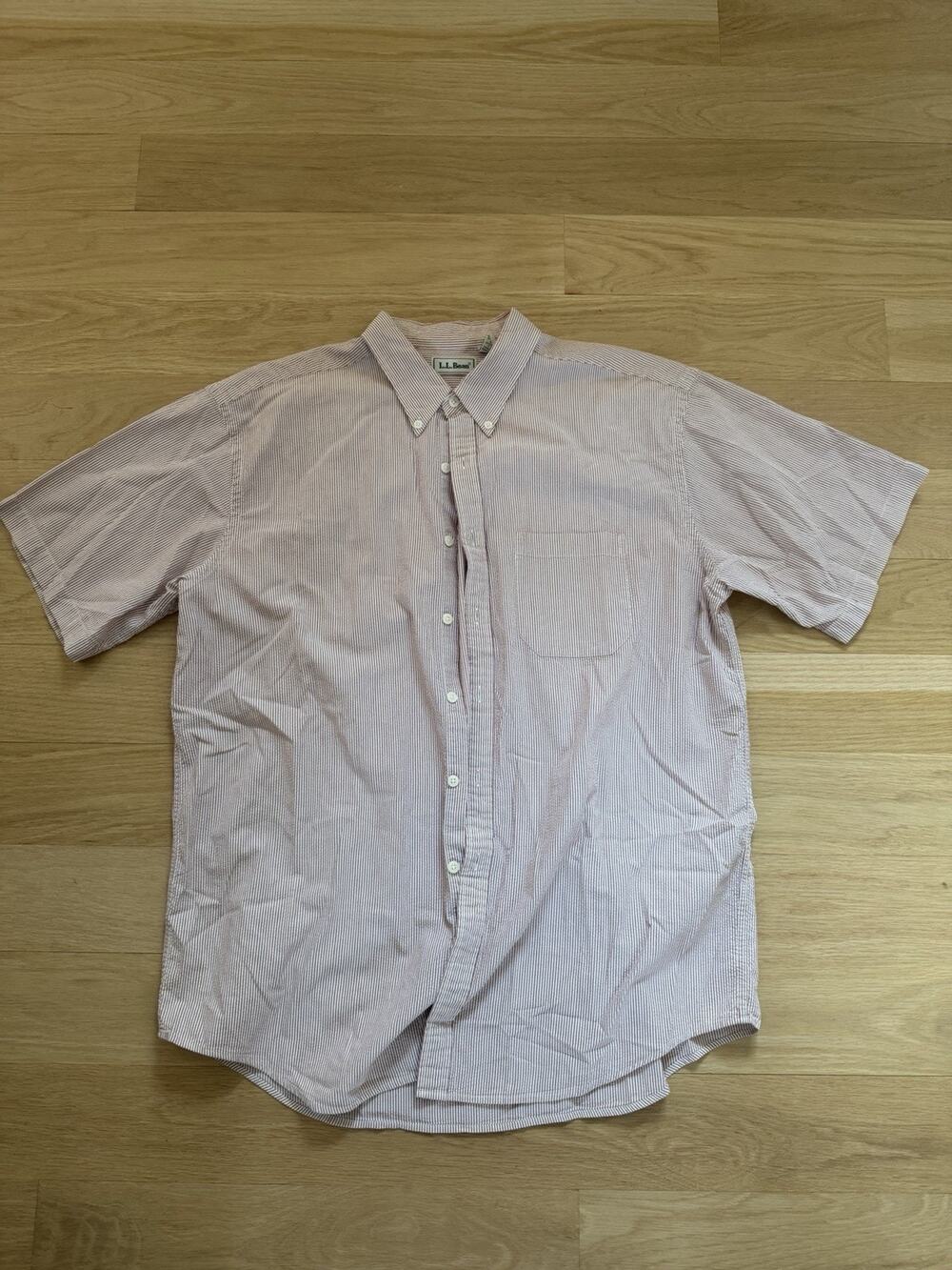 LL Bean Button Down Shirt Size Large